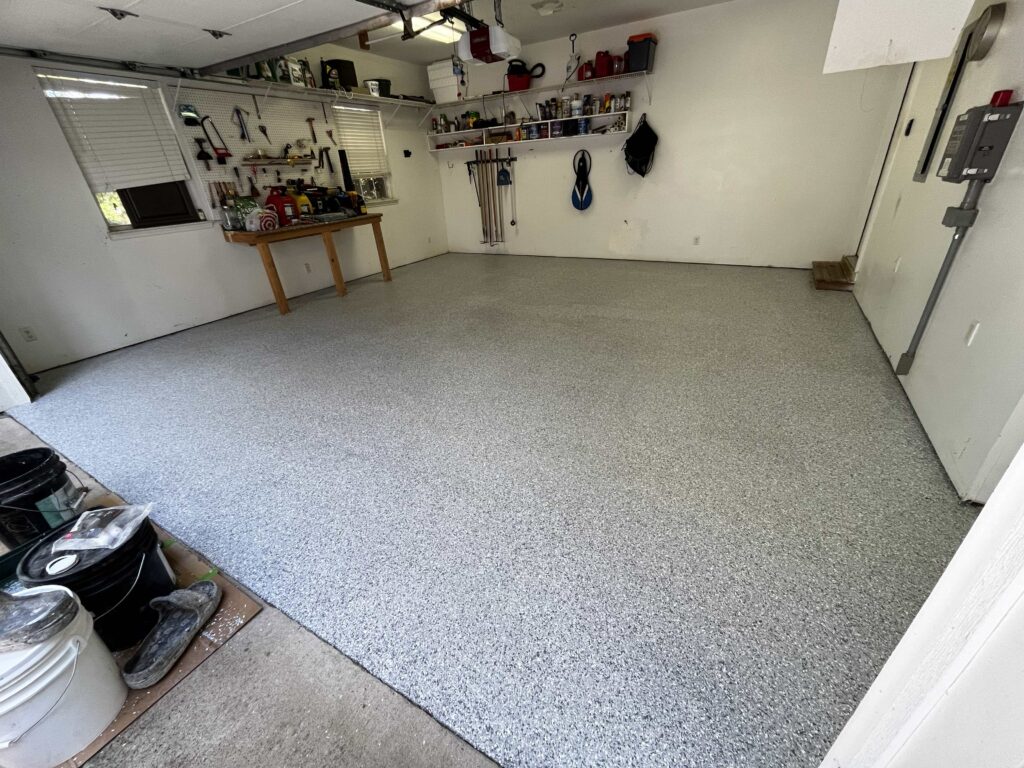 concrete coating prep work moisture testing